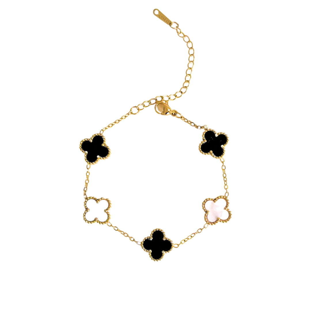 Clovet bracelet - b&w