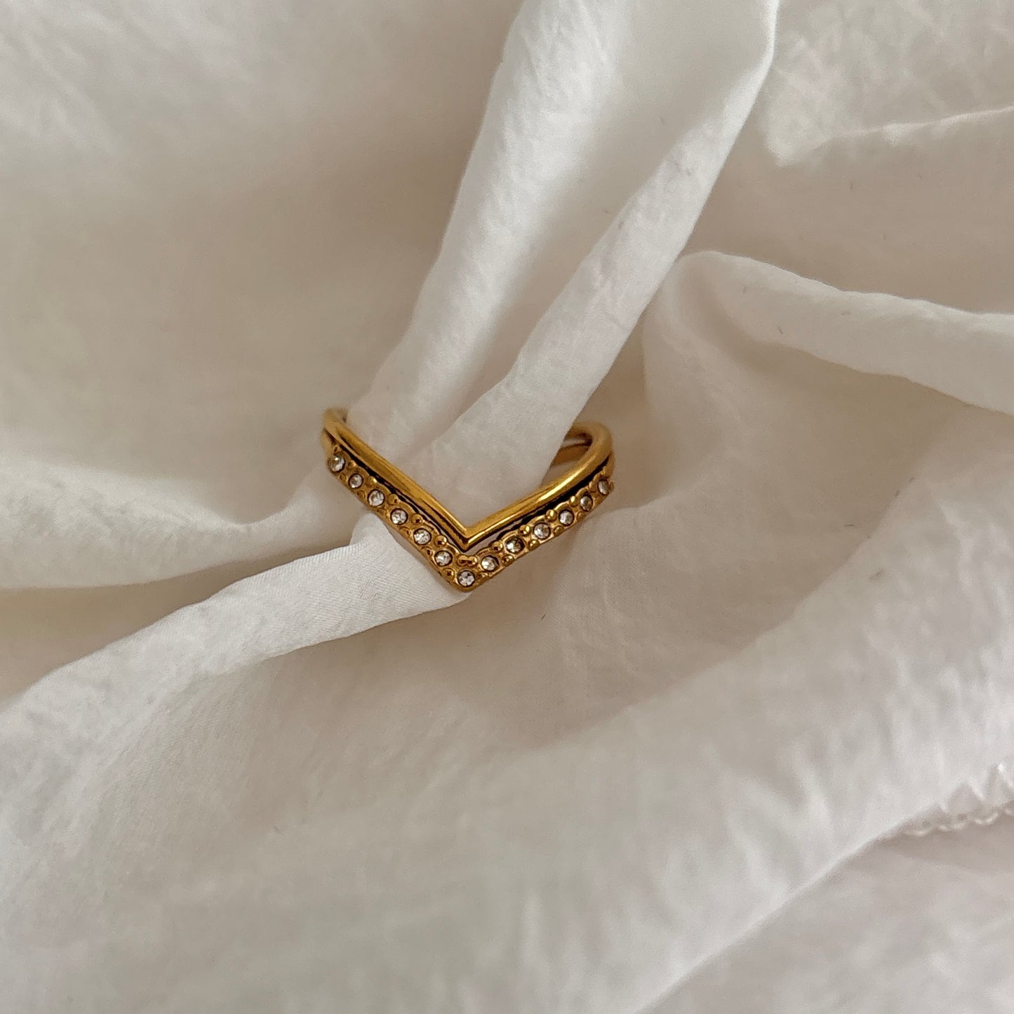 Layla ring - 18k gold plated