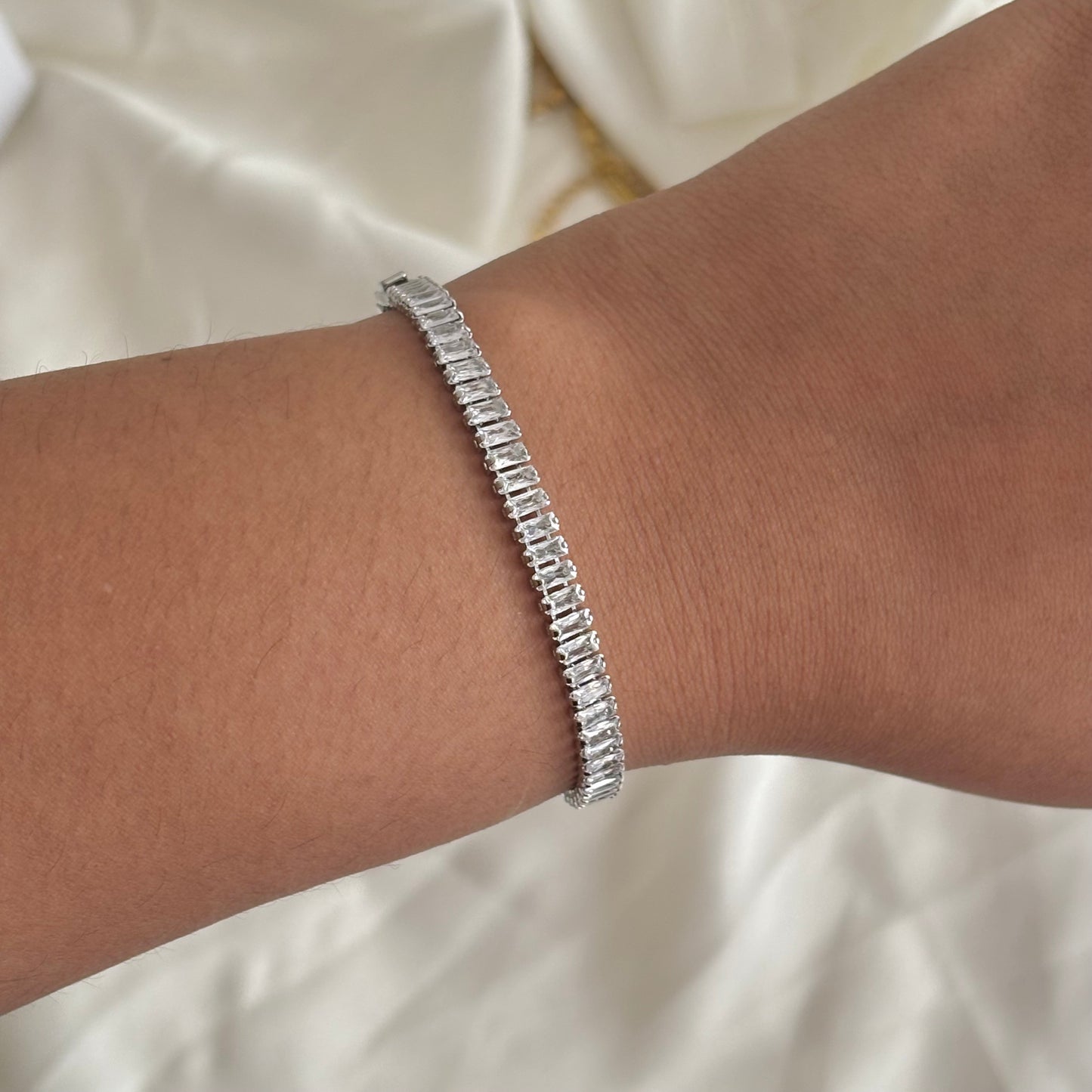 Rhinella bracelet silver