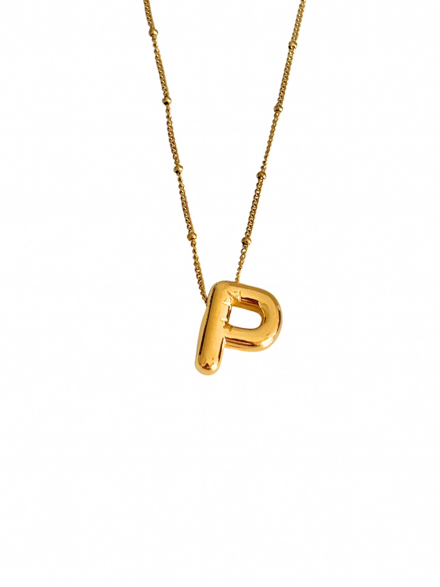 Initial necklace : P
