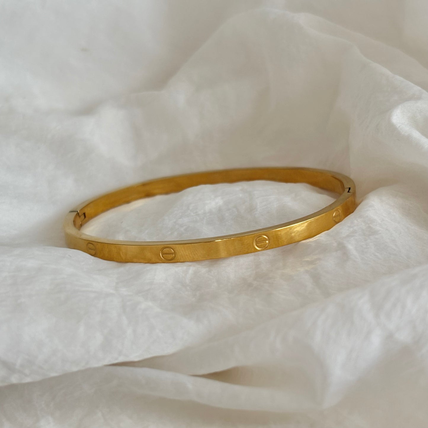 Thin Nora band - 18k gold plated