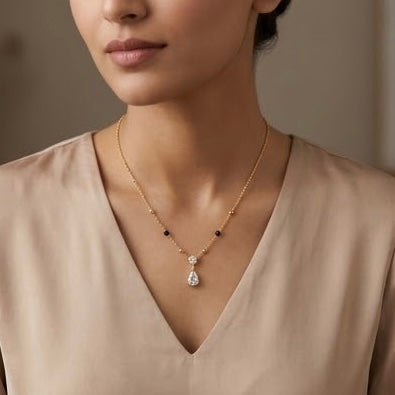 Sheila Mangalsutra - 18k gold plated