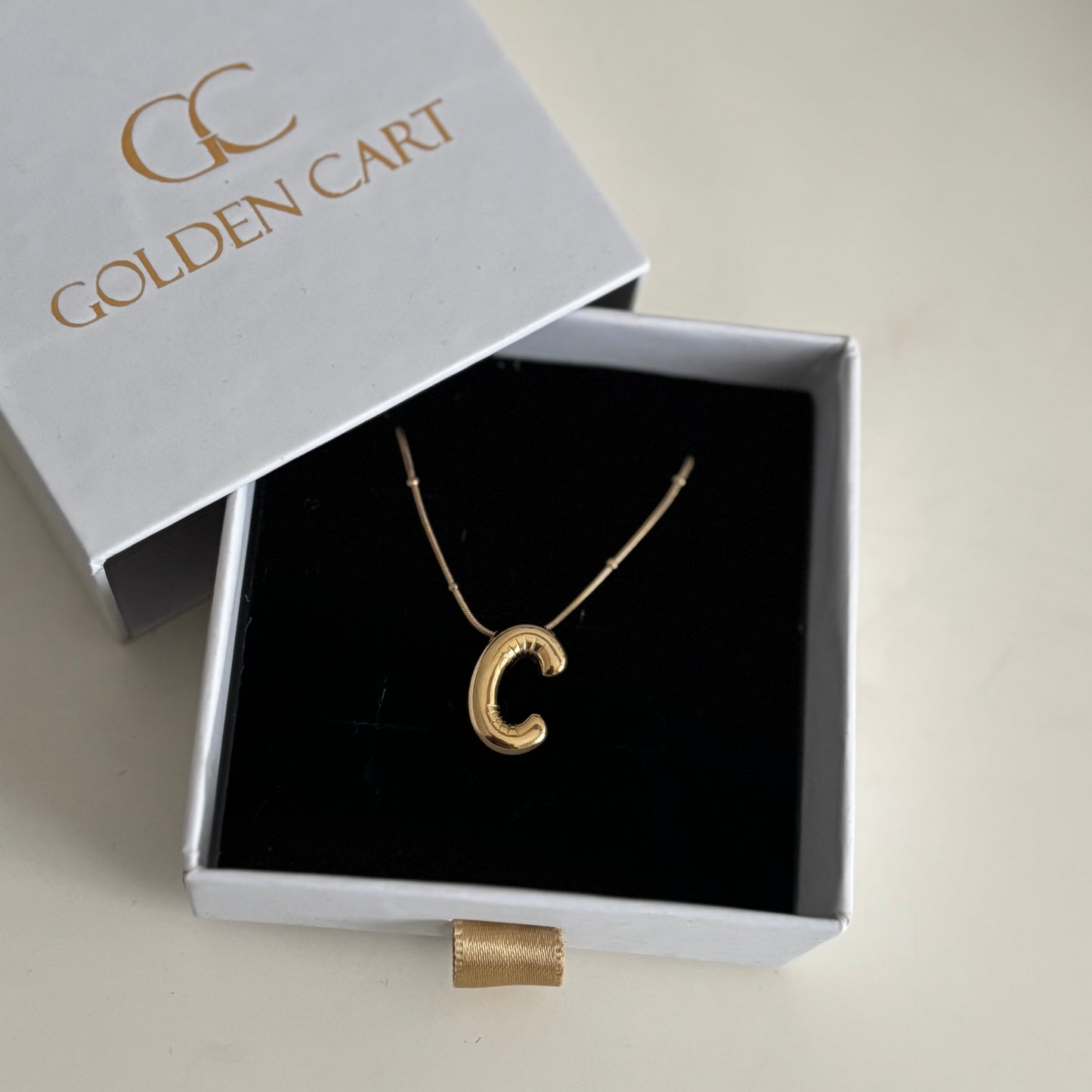 Initial necklace - C