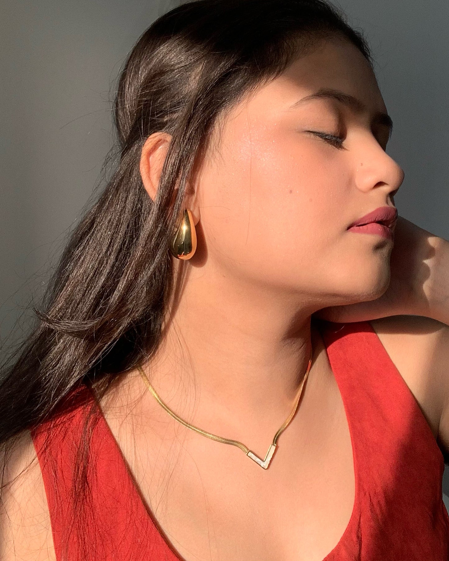 Kay drip earrings (large)