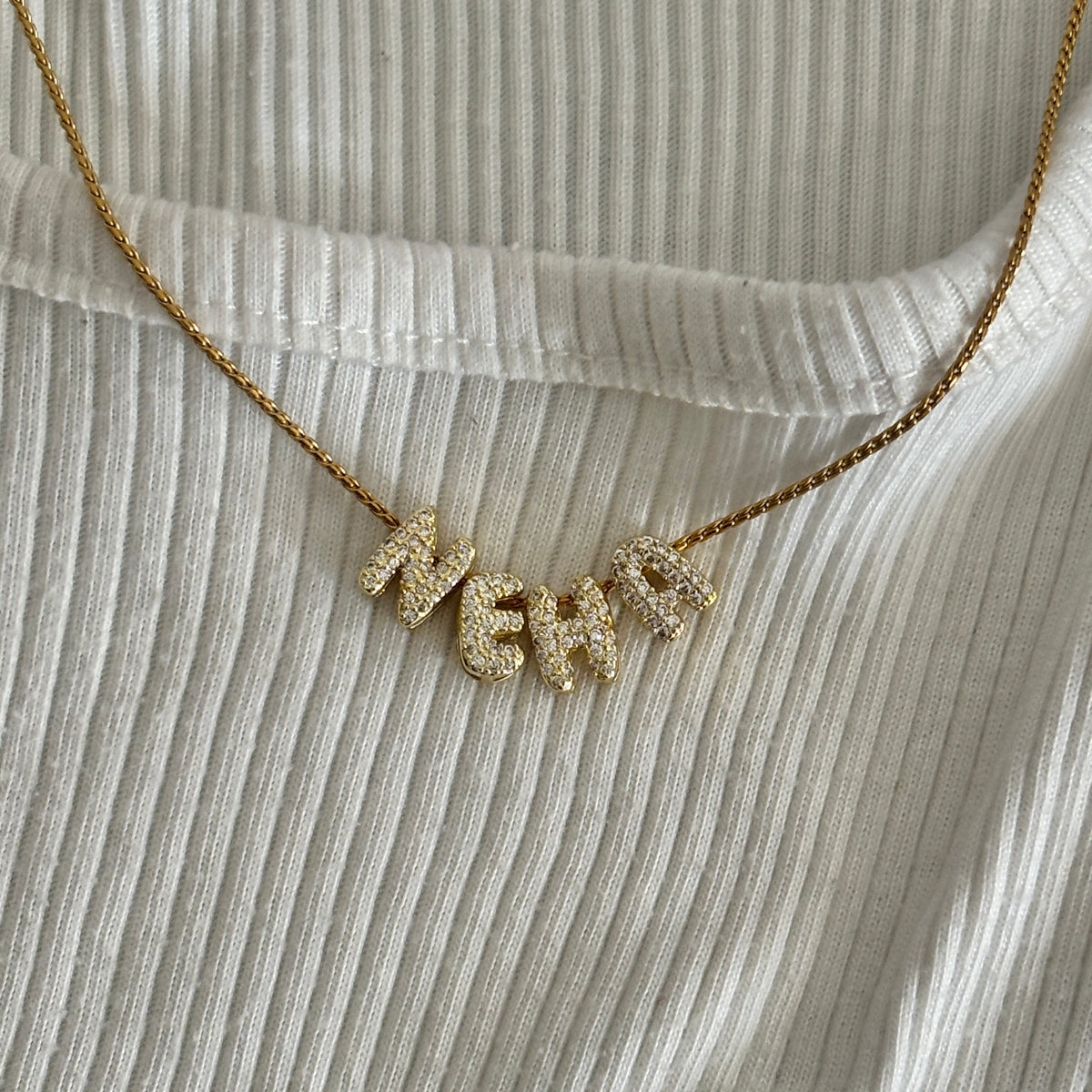 Bling Alphabet Charms