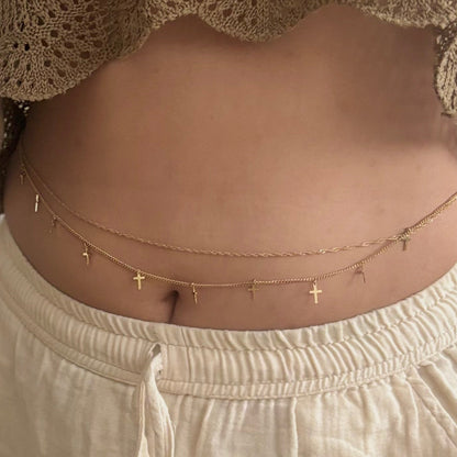Chrissy waistchain - 18k gold plated
