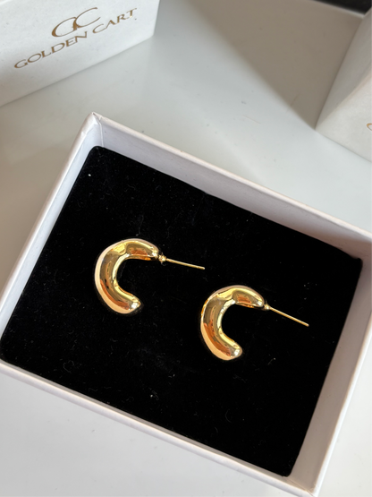 Vera hoops - 18k gold plated