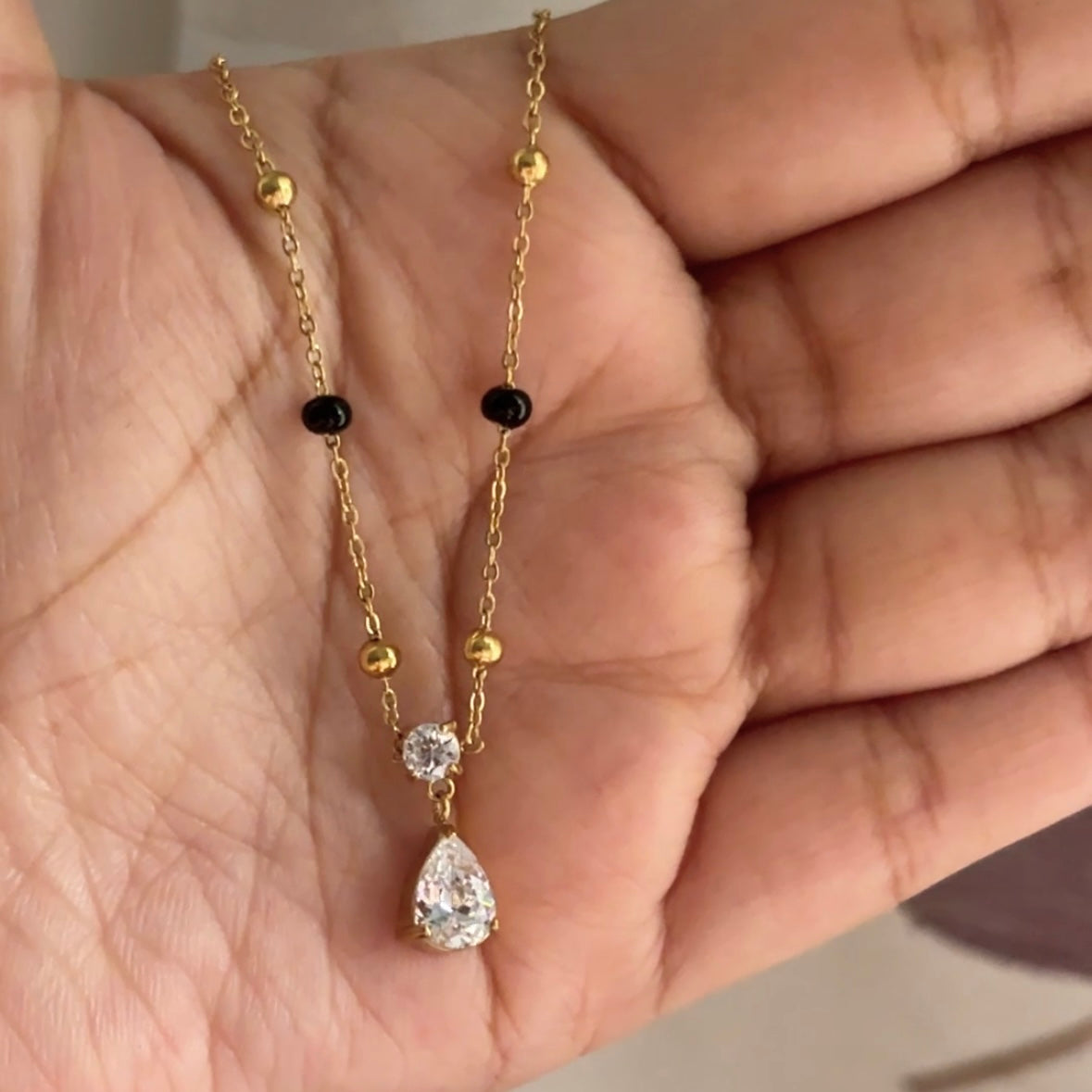 Sheila Mangalsutra - 18k gold plated