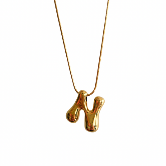 Initial necklace: N
