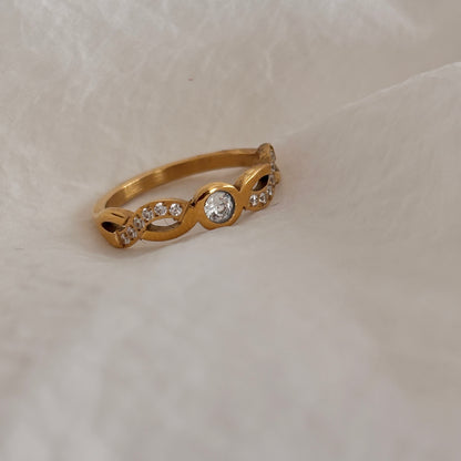 Alina ring - 18k gold plated