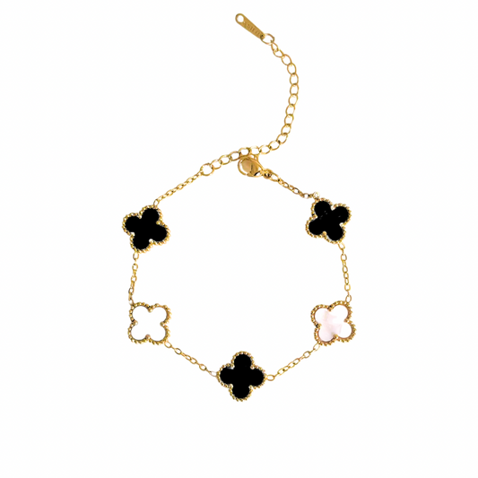 Clovet bracelet - b&w