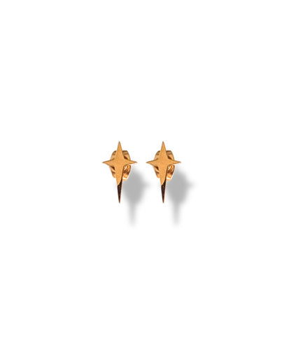 Marcus stud earrings - 18k gold plated