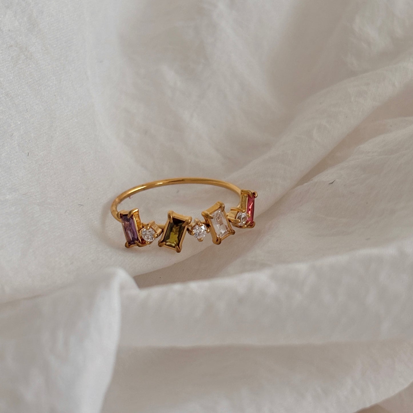 Ember ring - 18k gold plated