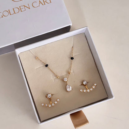 Neelam Combo Set - 18k gold plated