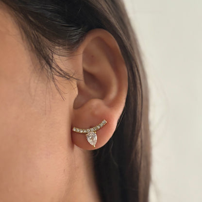 Luna earrings - 18k gold plated