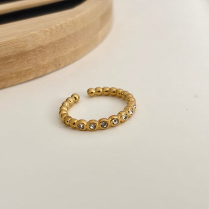 Selin ring - 18k gold plated