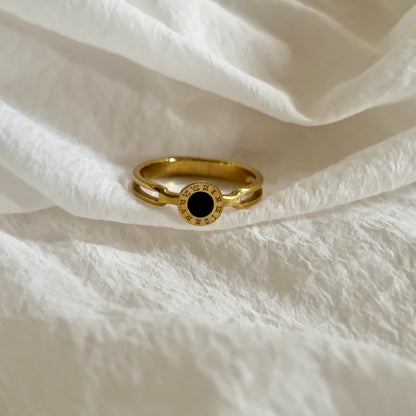 Roman ring - 18k gold plated