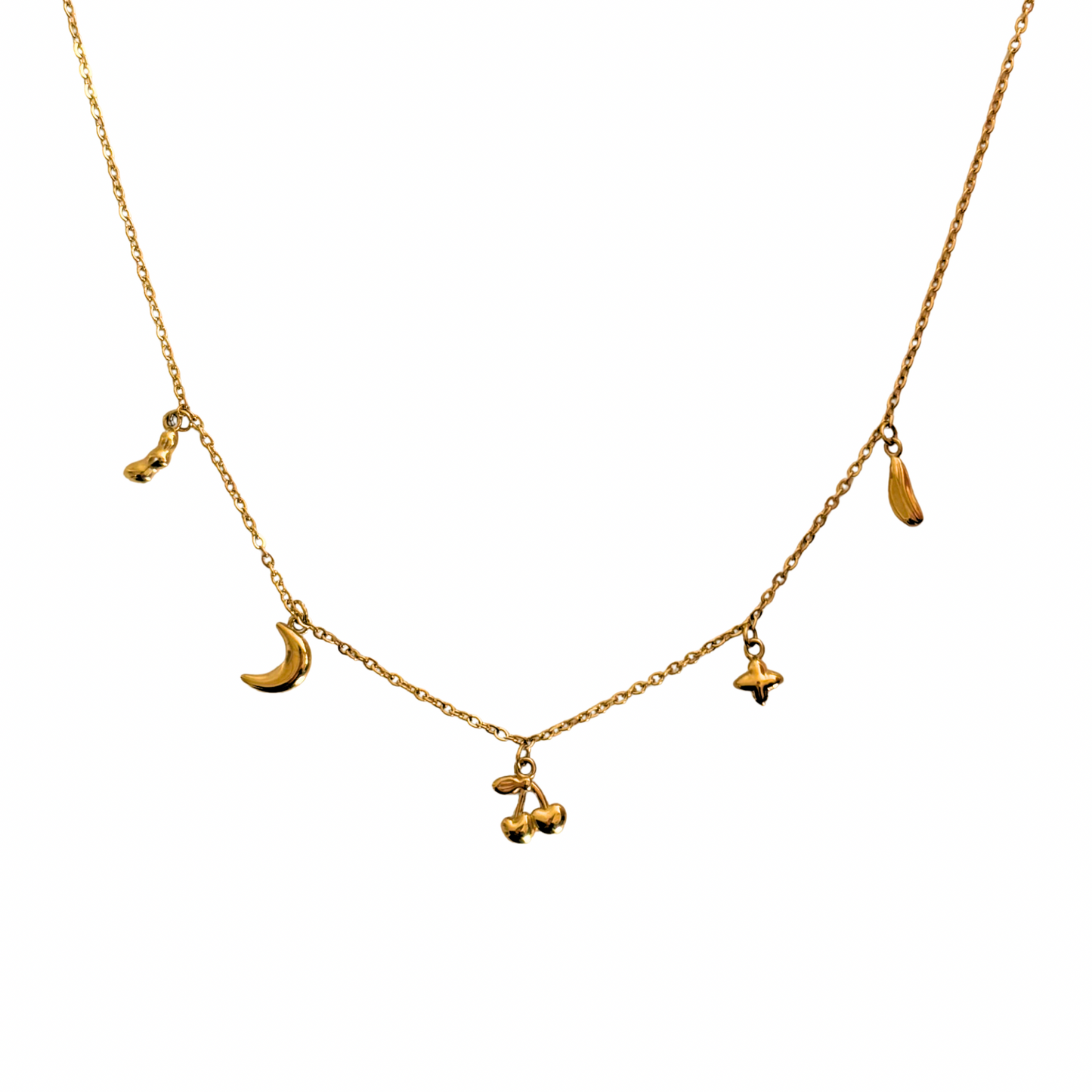 Cherry charm necklace