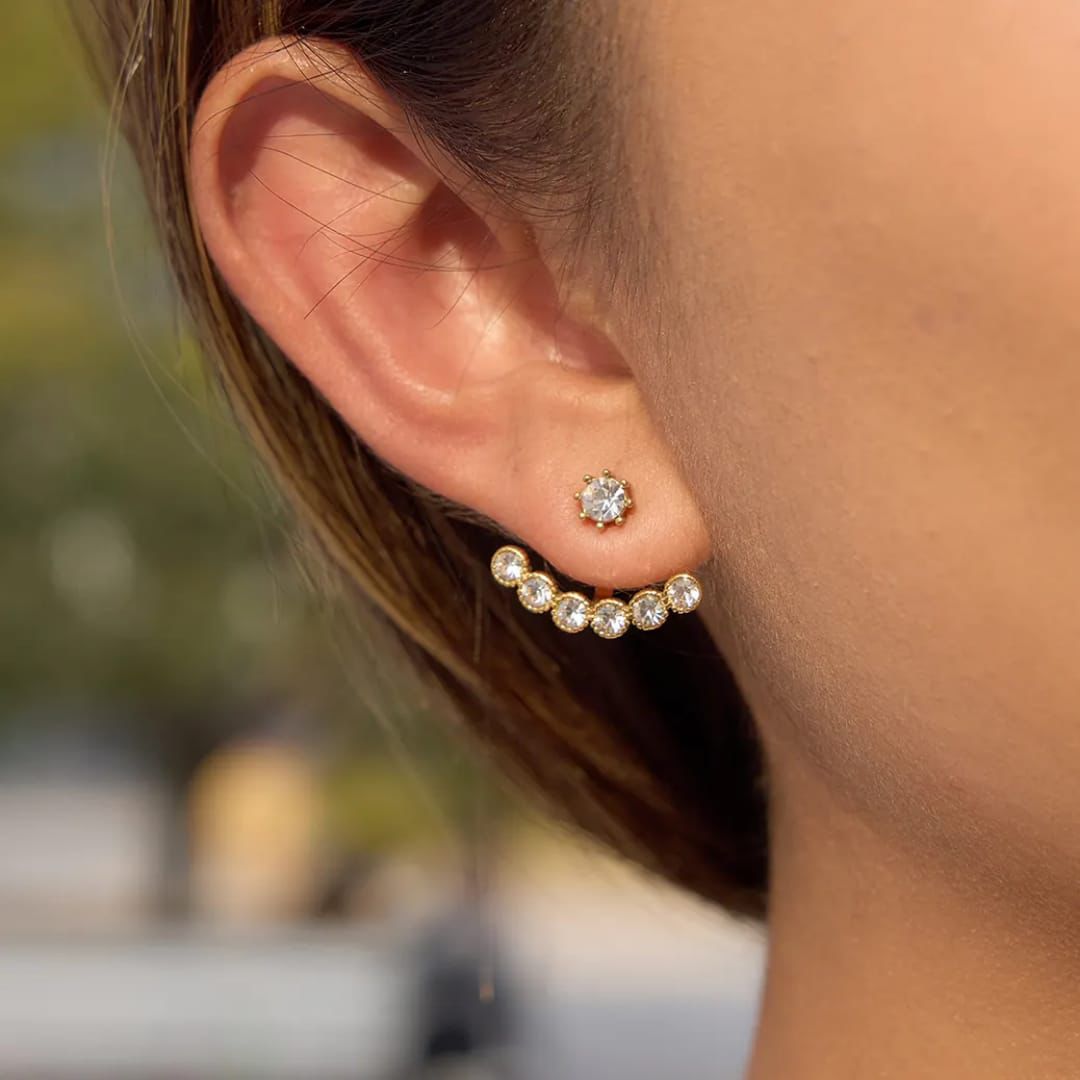 Noor ear crawlers - 18k gold plated