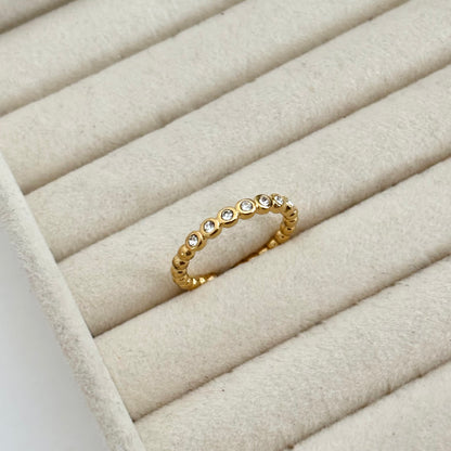 Selin ring - 18k gold plated