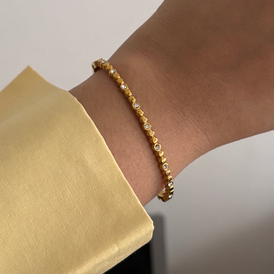 Lily band - 18k gold plated