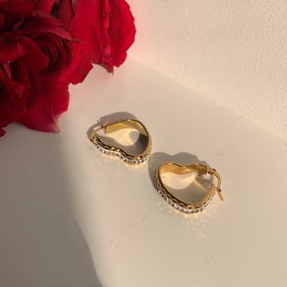 Amara earrings - 18k gold plated