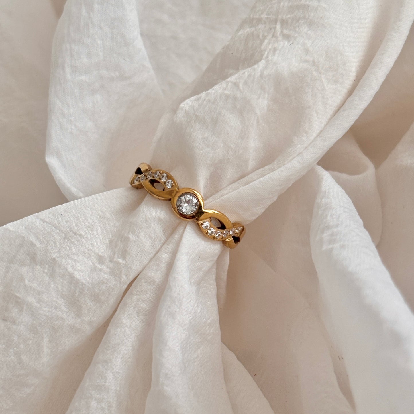 Alina ring - 18k gold plated