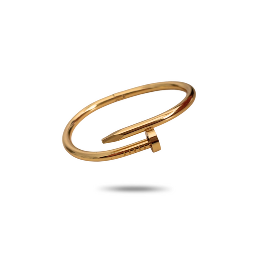 Classic Nail Baby Size Band - 18k Gold Plated
