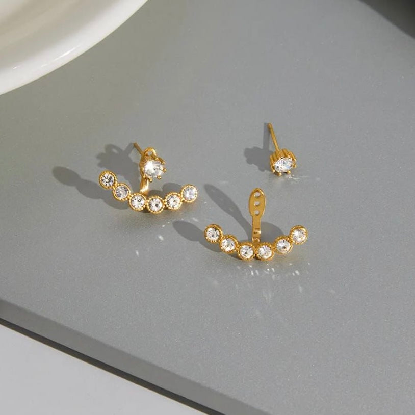 Noor ear crawlers - 18k gold plated