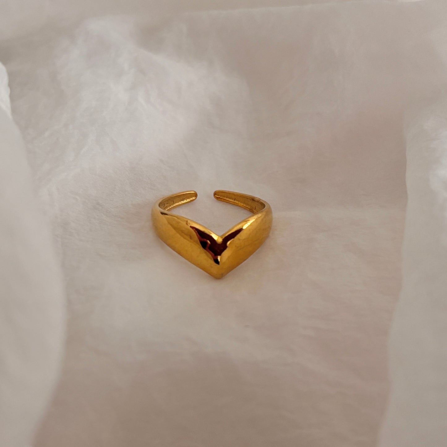 Mila ring - 18k gold plated