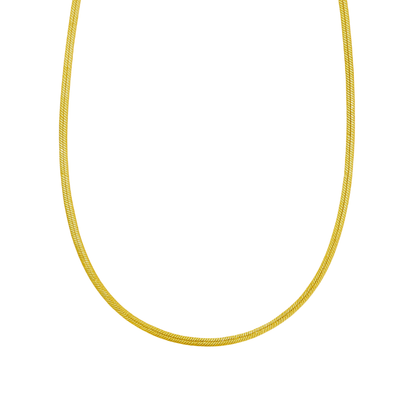 Snake chain (thin) - 18k gold plated