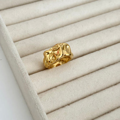 Zoya ring - 18k gold plated