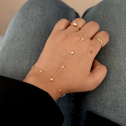 Scarlett Handchain - 18k gold plated