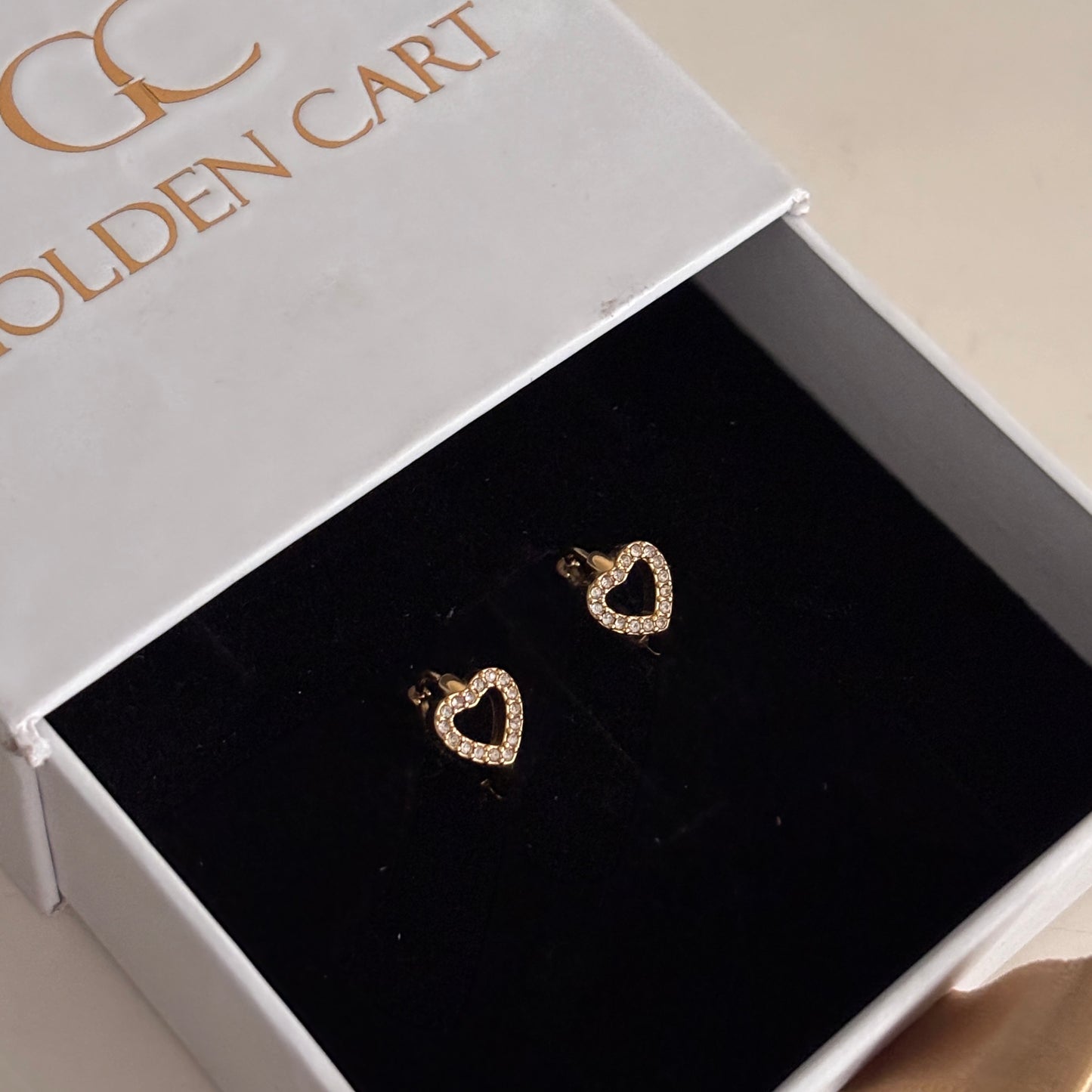 Lovelle huggie earrings - 18k gold plated