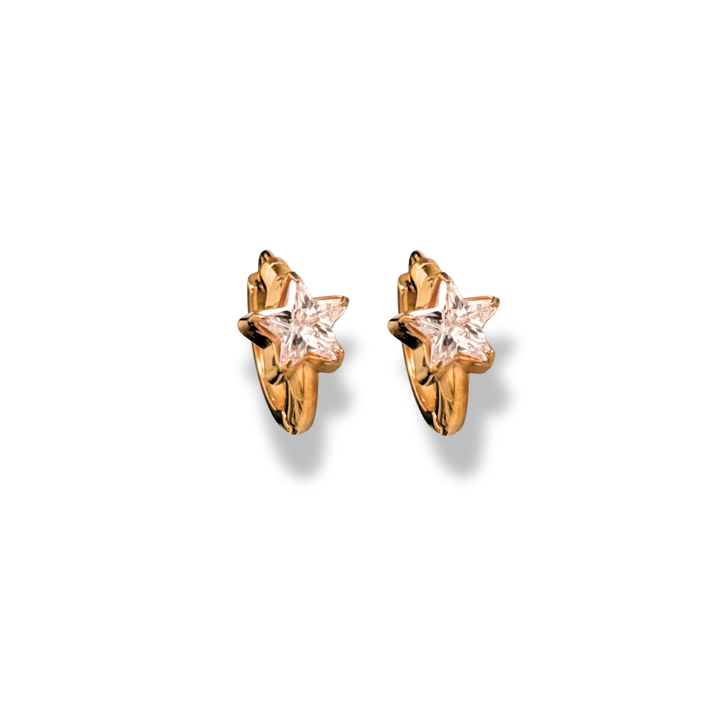 Astra huggie earrings- 18k gold plated