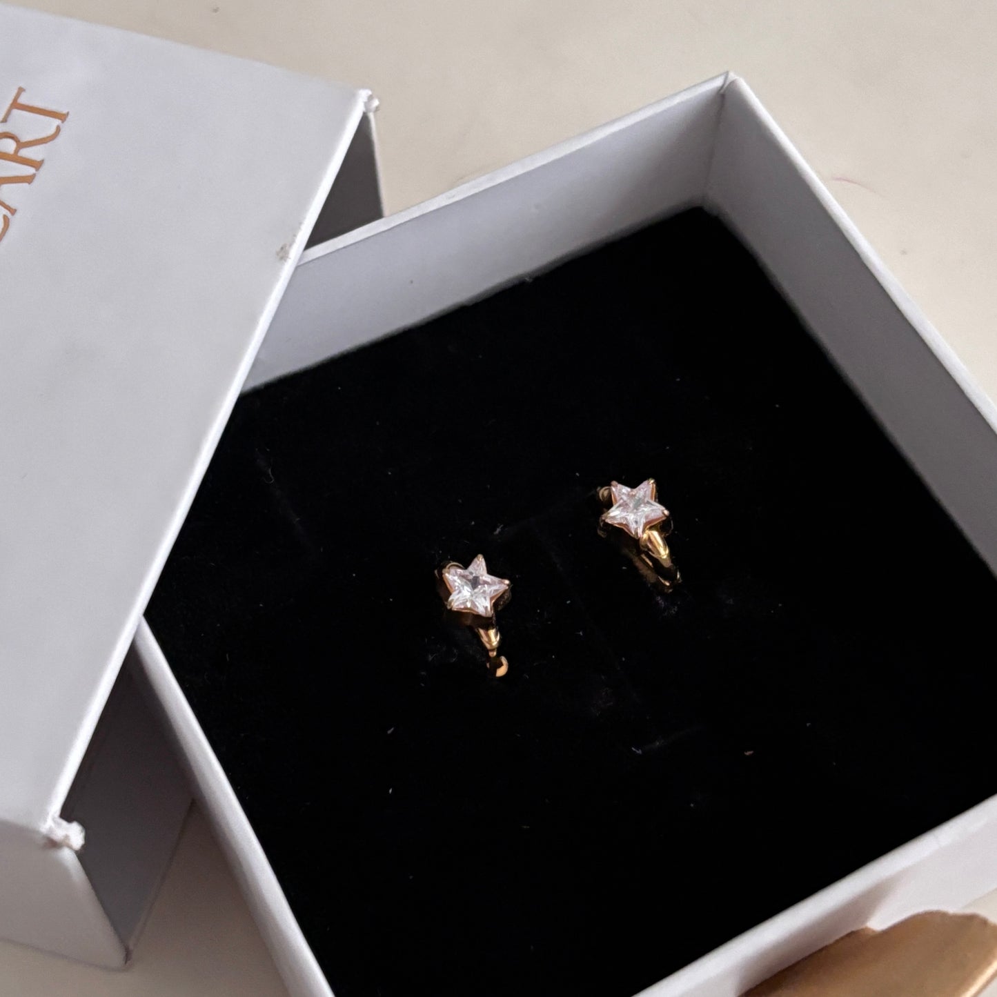 Astra huggie earrings- 18k gold plated