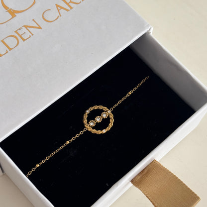 Reeva bracelet - 18k gold plated