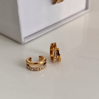 Jenny earcuffs - 18k gold plated