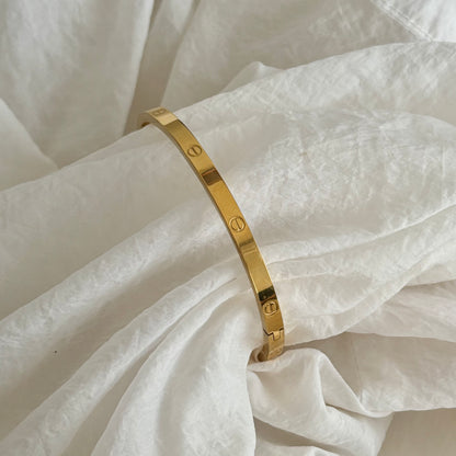 Thin Nora band - 18k gold plated