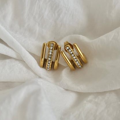 Juhi earrings - 18k gold plated