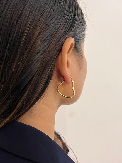 Amara earrings - 18k gold plated