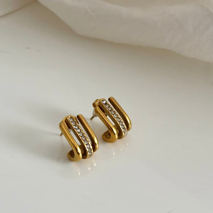 Juhi earrings - 18k gold plated