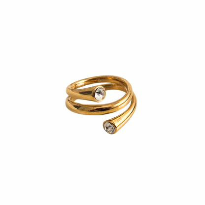 Luna ring - 18k gold plated