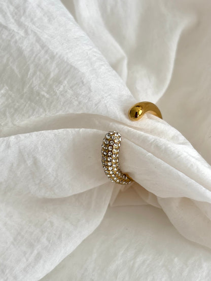 Layla bling ring - 18k gold plated