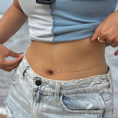 Mira waistchain - 18k gold plated