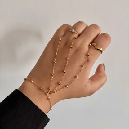 Nina handchain - 18k gold plated