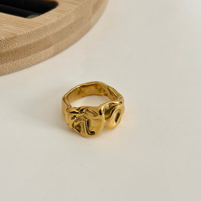 Zoya ring - 18k gold plated