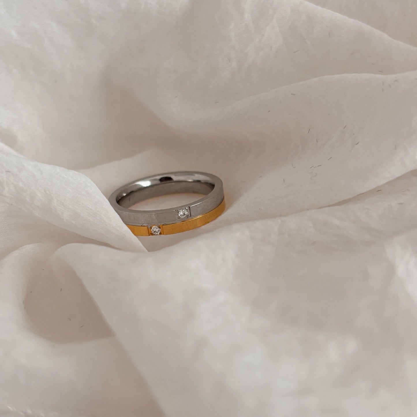Selena ring - 18k gold plated