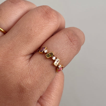 Ember ring - 18k gold plated