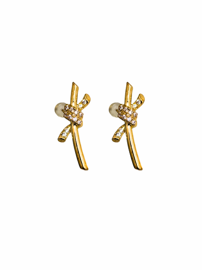 Xoxo earrings - 18k gold plated
